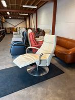 Relaxfauteuil , wit leren design relax fauteuil Himberto, Huis en Inrichting, Fauteuils, 2871SK, Mariansoliak8@gmail.com, Ophalen of Verzenden