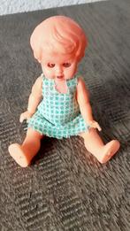 Vintage poppenhuis poppetje met knipper oogjes, Ophalen of Verzenden