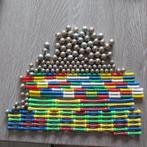 Magneetstaafjes/balletjes circa 240 delig, Ophalen of Verzenden, Gebruikt