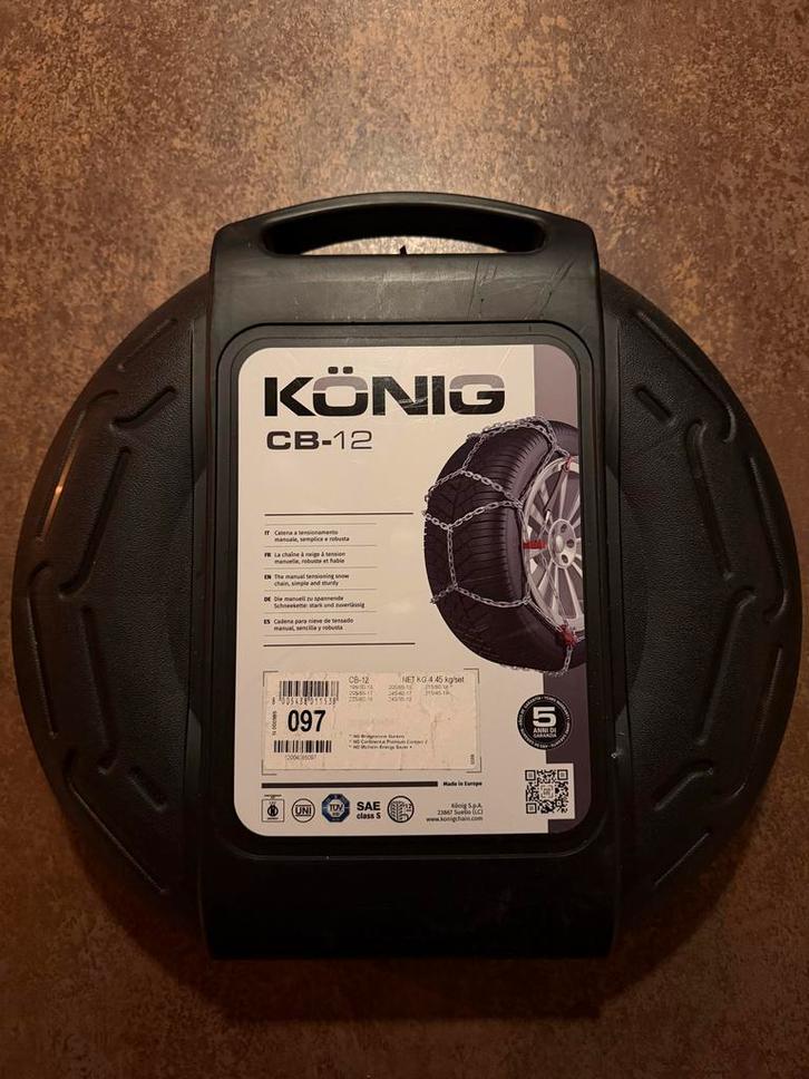 König CB-12 Sneeuwkettingen - Nieuw, Auto diversen, Sneeuwkettingen, Nieuw, Ophalen of Verzenden