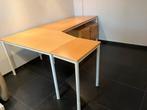 Bureau met ladekasten, Ophalen, Gebruikt, Bureau