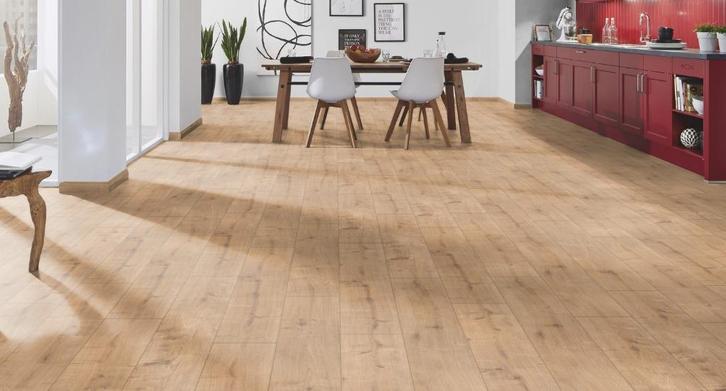 Krono Original New England 8837, Huis en Inrichting, Stoffering | Vloerbedekking, Nieuw, Laminaat, Bruin, Overige kleuren, 75 m² of meer