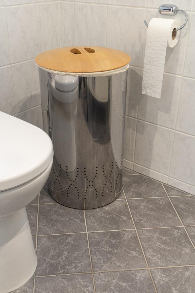 Brabantia Wasmand met deksel en uitneembare binnenzak, Huis en Inrichting, Badkamer | Badtextiel en Accessoires, Gebruikt, Overige typen