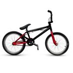 BMX 20” – zwart/rood – met achterrem – Assen, Ophalen, Gebruikt, Staal, Stuur 360° draaibaar