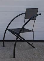 9 x metaal zwart design stoelen Bauhaus Vintage retro, Zwart, Ophalen of Verzenden, Zo goed als nieuw, Metaal