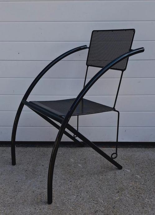 9 x metaal zwart design stoelen Bauhaus Vintage retro, Huis en Inrichting, Stoelen, Zo goed als nieuw, Vijf, Zes of meer stoelen