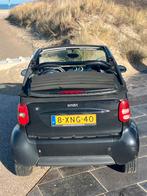 Smart ForTwo cabrio gereviseerde motor, Auto's, Achterwielaandrijving, Zwart, Cabriolet, Zwart