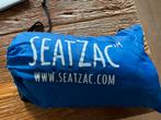 SeatZac zitzak die zonder pomp vult met lucht, Huis en Inrichting, Zitzakken, Ophalen of Verzenden, Zo goed als nieuw, Blauw