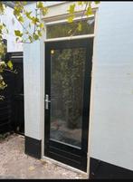 Hardhouten kozijn hardhouten deur dubbel glas, Doe-het-zelf en Verbouw, Kozijnen en Schuifpuien, 75 tot 150 cm, Raamkozijn, Ophalen of Verzenden