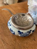 Vintage theezeefje met lekbakje Delfts blauw, Verzenden