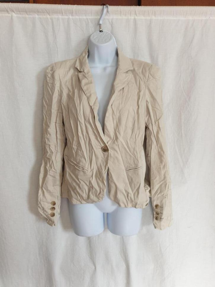 Net dames jasje, creme/licht grijs. mt 40. Merk Superstar, Kleding | Dames, Jasjes, Kostuums en Pakken, Zo goed als nieuw, Jasje