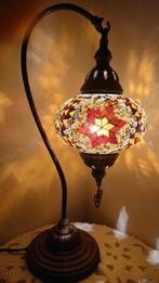 Diverse Oosterse Arabische tafellamp zwanenhals glasmozaiek, Oosters Arabisch 1001nacht Boho Ibiza Marrakech Marokkaans Turks