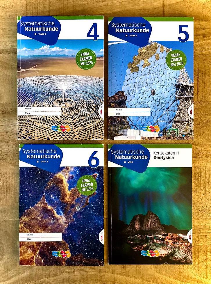 Systematische Natuurkunde VWO 4, 5, 6 Leerboeken + Katern, Boeken, Schoolboeken, Zo goed als nieuw, Natuurkunde, VWO, Ophalen of Verzenden
