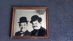 Vintage spiegel Laurel en Hardy., Antiek en Kunst, Ophalen of Verzenden