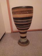 unieke aardewerk sierplantenpot, Gebruikt, Rond, Binnen, Aardewerk