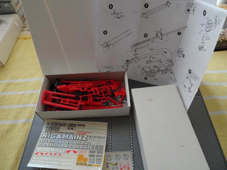 305 kibri 13800-1 liebherr kraan ltm 1025 rood mammoet 1:87, Hobby en Vrije tijd, Modelauto's | 1:87, Nieuw, Bus of Vrachtwagen