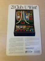 Folder barcrest 21 club, Verzamelen, Euro, Ophalen of Verzenden, Zo goed als nieuw