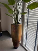 Mobach XL Plantenpot met Kunstplant, Tuin en Terras, Bloempotten, Gebruikt, 40 cm of meer, Rond, Binnen