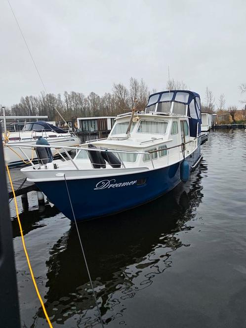 Kruiser 10.5m met boegschroef en hekschroef, Watersport en Boten, Motorboten en Motorjachten, Gebruikt, Staal, 9 tot 12 meter