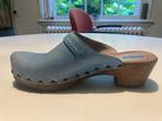 sierlijke instap dames klompen van leer merk Kickers maat 41, Blauw, Overige typen, Ophalen of Verzenden, Zo goed als nieuw