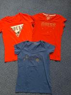 Guess tshirts, strass, Kleding | Dames, Ophalen of Verzenden, Zo goed als nieuw, Zwart, Korte mouw