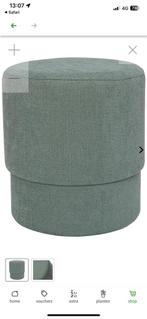 Intratuin poef Olli – groen (zo goed als nieuw), Ophalen, Rond, Minder dan 50 cm, Zo goed als nieuw