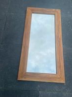 Spiegel met houten lijst, Huis en Inrichting, Woonaccessoires | Spiegels, Ophalen, Zo goed als nieuw, Rechthoekig, Minder dan 100 cm