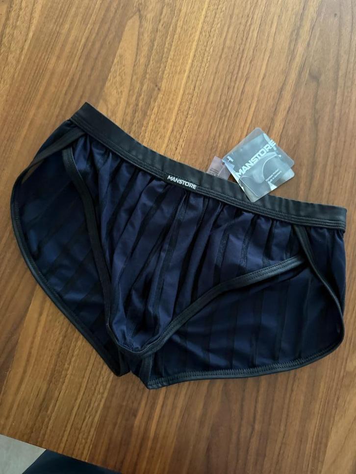 manstore slip, maat S, ongevoerd, licht doorschijnend, Kleding | Heren, Ondergoed, Slip, Blauw, Ophalen