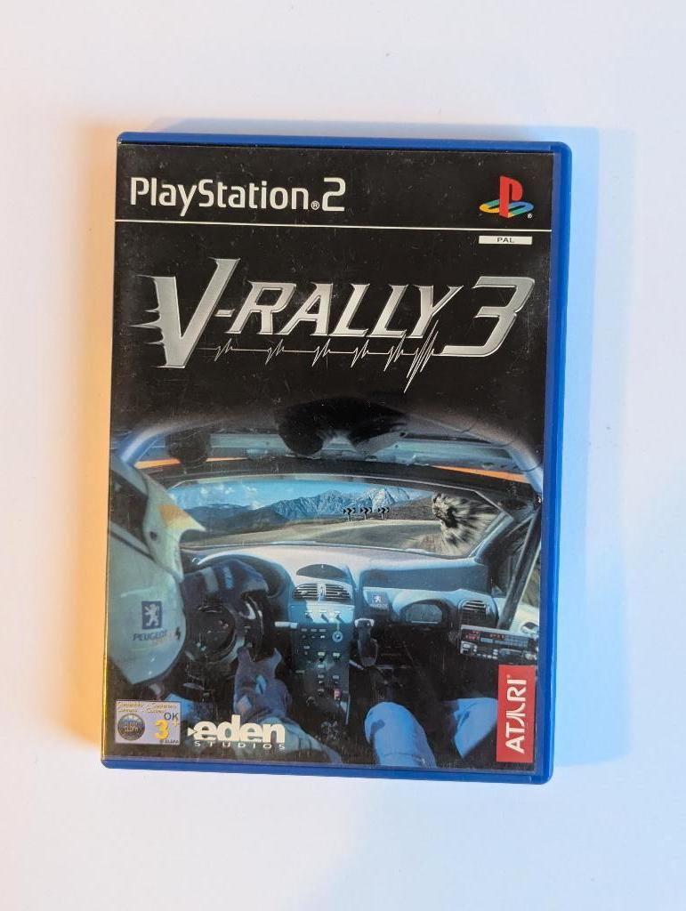 V-Rally 3 - Playstation 2 Game [Atari], Gebruikt, Racen en Vliegen, Ophalen of Verzenden, 3 spelers of meer