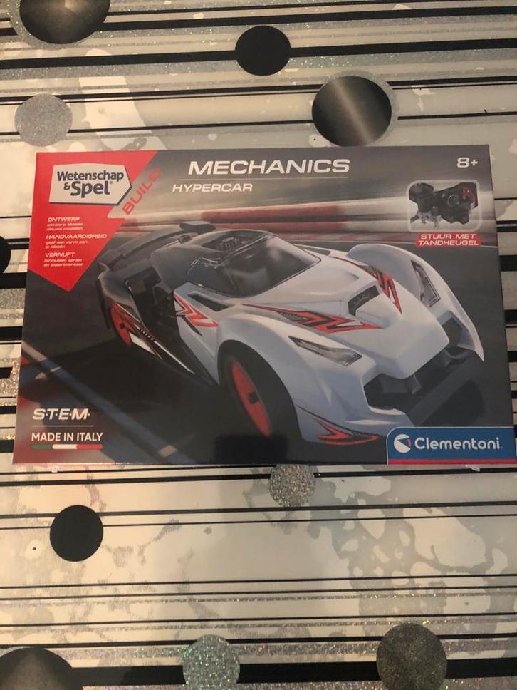 Nieuw Clementoni Mechanics Hypercar Bouwpakket, Kinderen en Baby's, Speelgoed | Bouwstenen, Nieuw, Overige merken, Ophalen of Verzenden