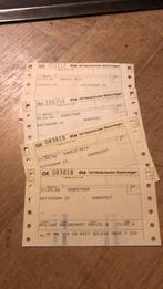 Treinkaartjes 1986, Verzamelen, Spoorwegen en Tramwegen, Ophalen of Verzenden, Trein, Boek of Tijdschrift