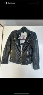 Gipsy biker jasje maat M zwart leer nieuwstaat, Ophalen of Verzenden, Zo goed als nieuw, Zwart