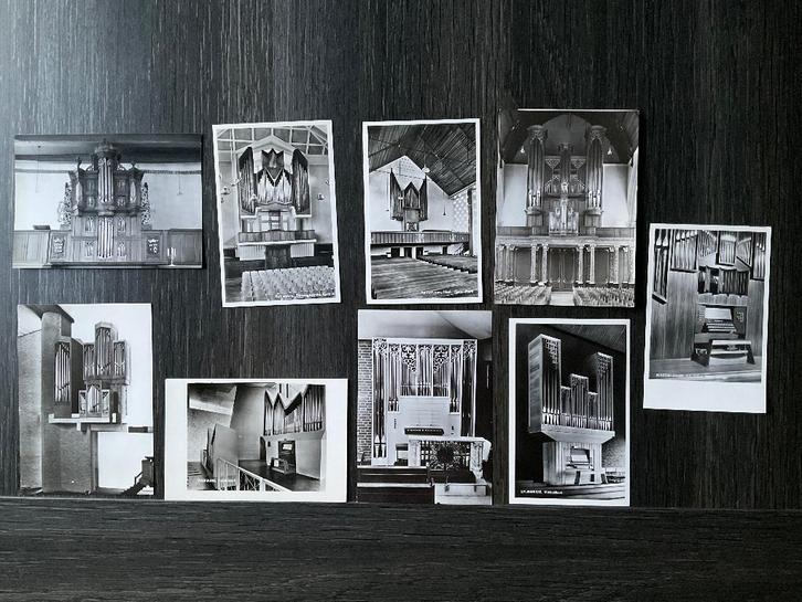 Kerkorgel Kaarten _ Foto's ... 006 ... 9 stuks, Verzamelen, Ansichtkaarten | Themakaarten, Ophalen