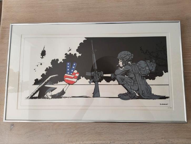 Jamie Hewlett (Gorillaz) Big Sponge Finger 2004, Antiek en Kunst, Kunst | Litho's en Zeefdrukken, Ophalen
