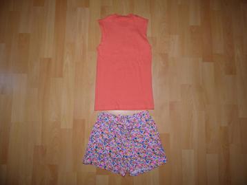 Leuke set (singlet/short) van WE Fashion, maat 146/152 NIEUW beschikbaar voor biedingen