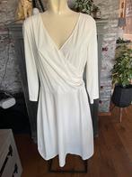 Ladress travelstof jurk maat L, off white, Kleding | Dames, Ophalen of Verzenden, Wit, Zo goed als nieuw