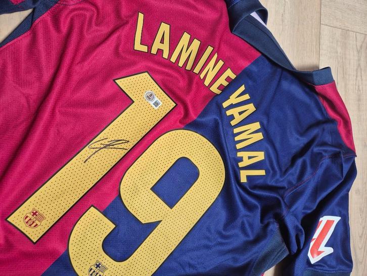 Gesign shirt Lamin Yamal - Barcelona - 2024 - 2025 - Beckett, Verzamelen, Sportartikelen en Voetbal, Nieuw, Shirt, Buitenlandse clubs