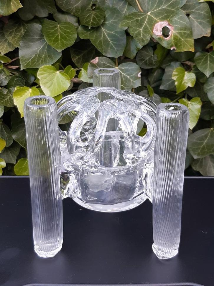 Antiek glazen bloemsteker / vaas / bloemkikker, Antiek en Kunst, Antiek | Vazen, Ophalen of Verzenden