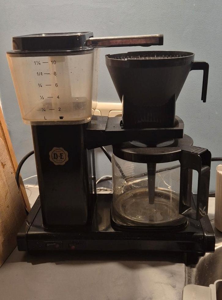 DE Mocca Master zwart, Witgoed en Apparatuur, Koffiezetapparaten, Gebruikt, Gemalen koffie, Koffiemachine, 10 kopjes of meer, Ophalen of Verzenden