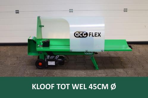 Houtklover liggend DEMO, klover, houtkloofmachine 7 ton, Tuin en Terras, Kloofmachines, Zo goed als nieuw, Liggend, Elektrisch