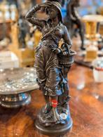 Antiek bronzen beeld. 50 cm hoog. €375., Antiek en Kunst, Ophalen