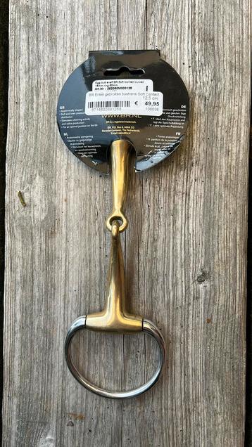 BR soft contact bit 12,5 cm enkel gebroken bustrens beschikbaar voor biedingen