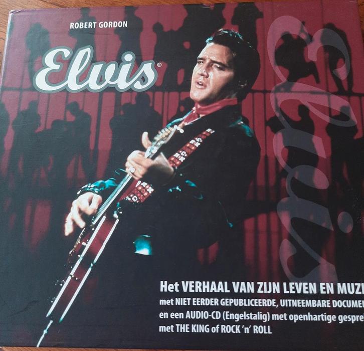 Elvis Presley boek met memorabilia Het Verhaal, Boeken, Muziek, Zo goed als nieuw, Artiest, Ophalen of Verzenden