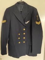 Marinejas MLD met ingeborduurde wing., Ophalen of Verzenden, Landmacht, Nederland, Embleem of Badge