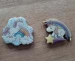 Twee grote unicorn magneten regenboog magneetbord eenhoorn, Overige typen, Ophalen of Verzenden, Zo goed als nieuw