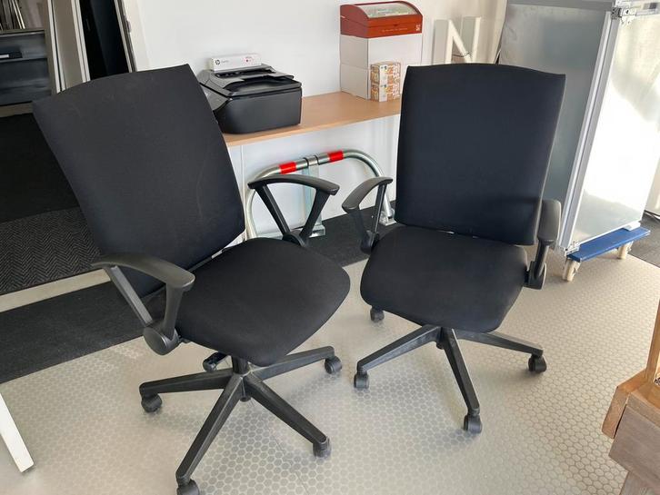 Comforto type 100 bureaustoel - mooie stof uit 2017, Huis en Inrichting, Bureaustoelen, Gebruikt, Bureaustoel, Zwart, Ophalen