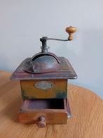 Koffiemolen metaal hout, Antiek en Kunst, Ophalen