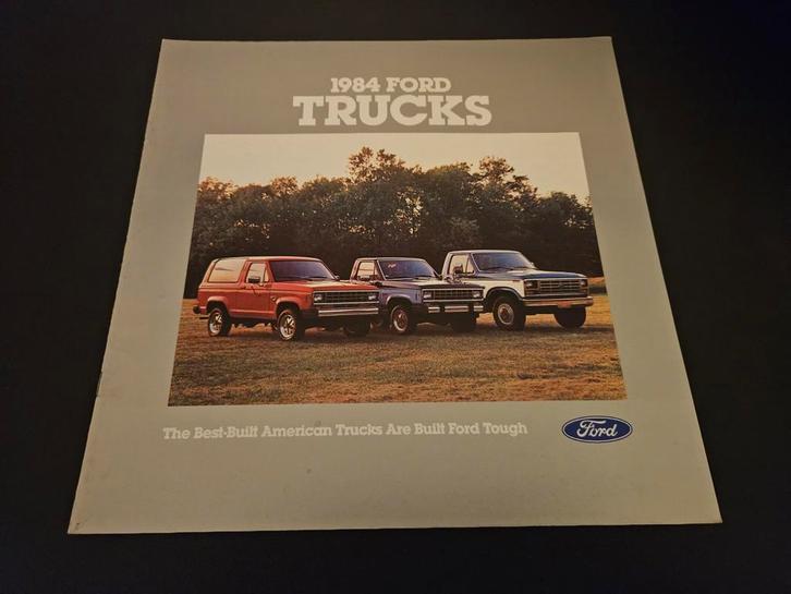 Brochure Ford Trucks 1984 USA, Boeken, Auto's | Folders en Tijdschriften, Zo goed als nieuw, Ford, Ophalen of Verzenden