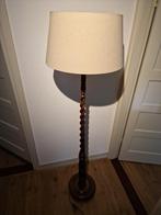 Vintage barley twist vloerlamp hout, Huis en Inrichting, Lampen | Vloerlampen, Ophalen, Barley Twist, Gebruikt, 150 tot 200 cm