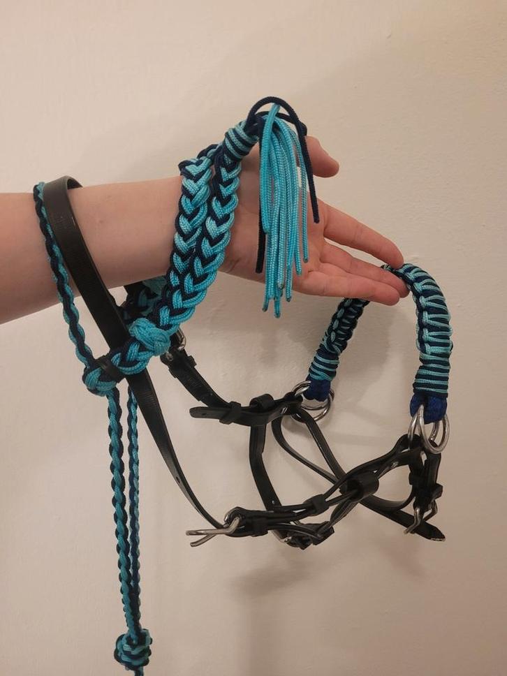 Bitloos sidepull ponyhoofdstel te koop, Dieren en Toebehoren, Paarden en Pony's | Hoofdstellen en Tuigage, Overige soorten, Ophalen of Verzenden